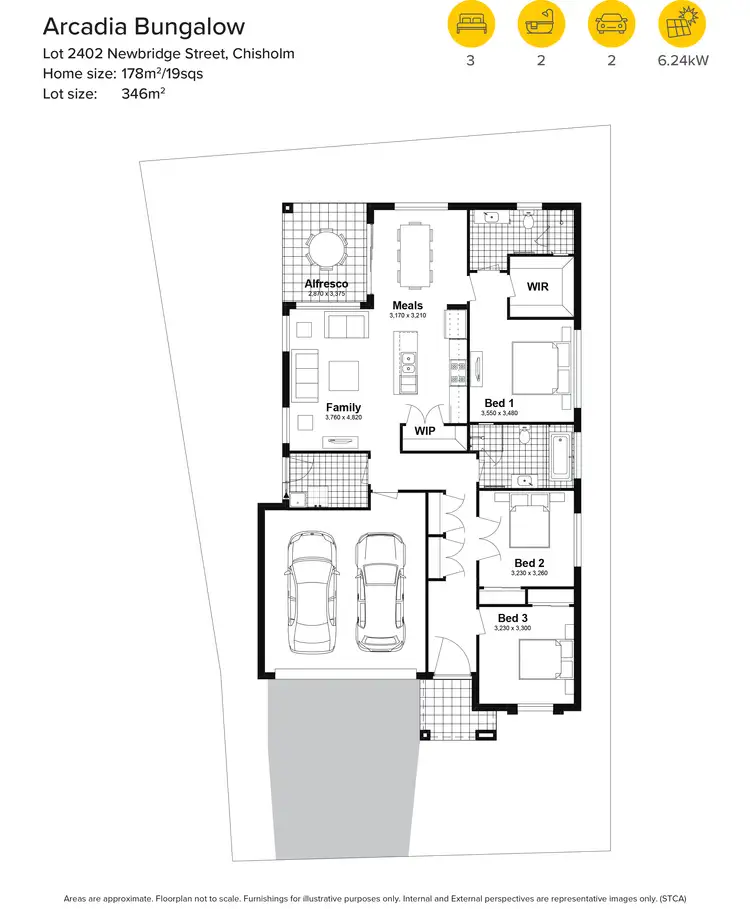 Floorplan of Homely house listing, Lot 2402 Newbridge Street, Chisholm NSW 2322