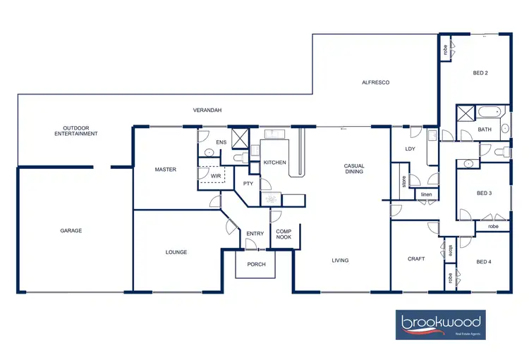 Floorplan of Homely house listing, 1780 Wedgetail Circle, Parkerville WA 6081