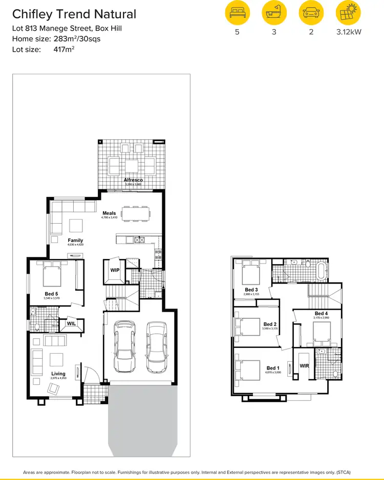 Floorplan of Homely house listing, Lot 813 Manege Street, Box Hill NSW 2765