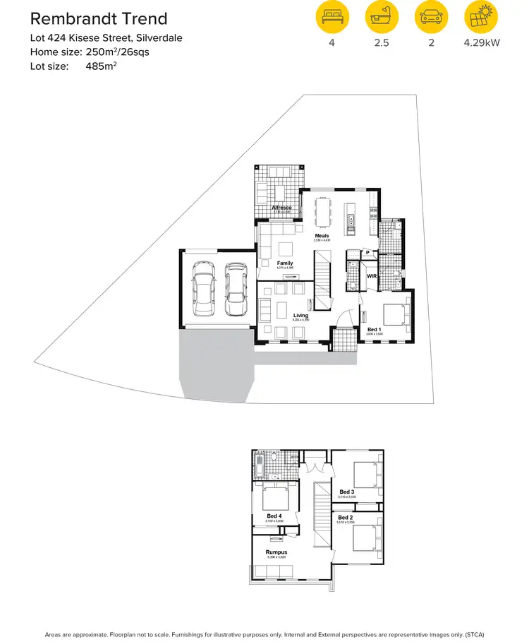 Floorplan of Homely house listing, Lot 424 Kisese Street, Silverdale NSW 2752