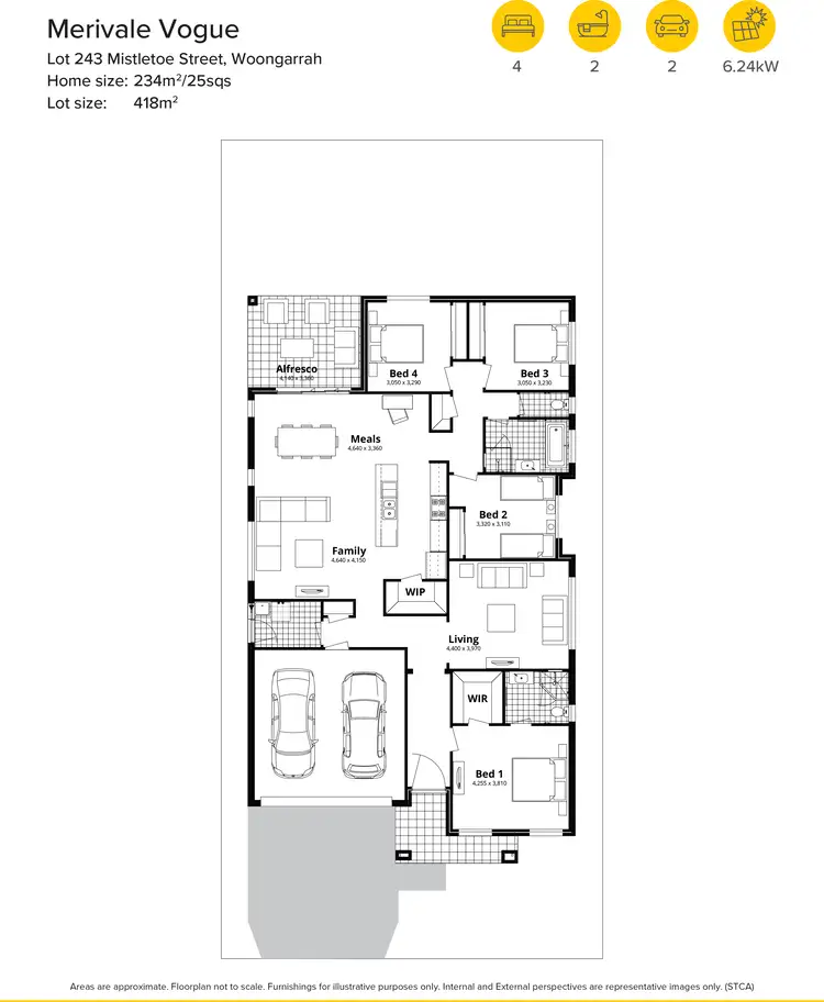 Floorplan of Homely house listing, Lot 243 Mistletoe Street, Woongarrah NSW 2259