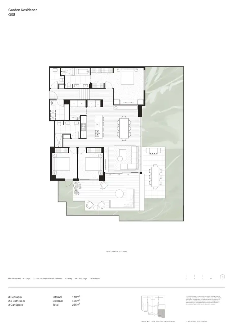 Floorplan of Homely apartment listing, G08/1-5 Threadneedle Street, Balwyn VIC 3103
