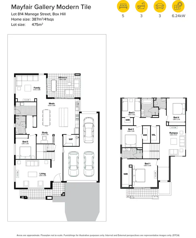 Floorplan of Homely house listing, Lot 814 Manege Street, Box Hill NSW 2765