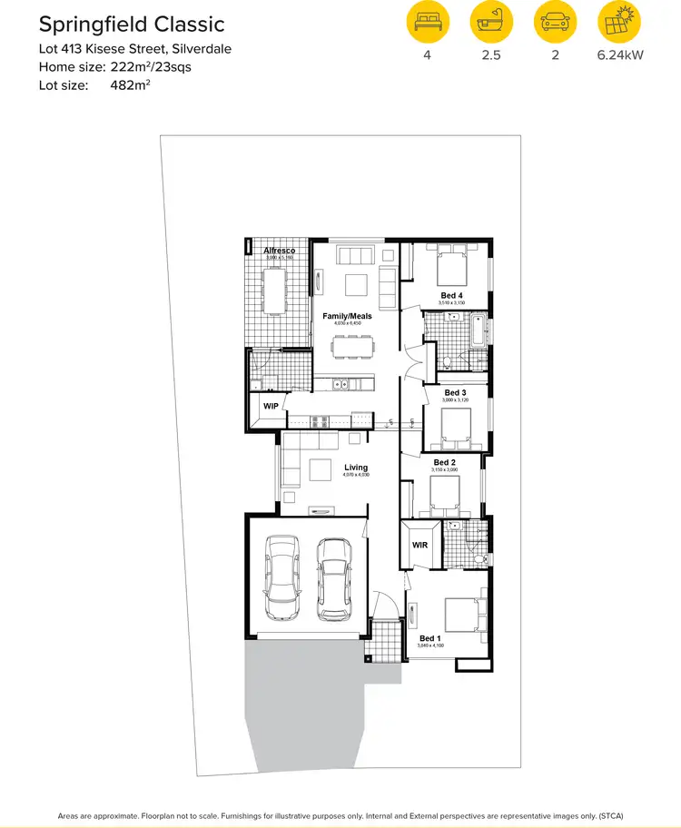 Floorplan of Homely house listing, Lot 413 Kisese Street, Silverdale NSW 2752