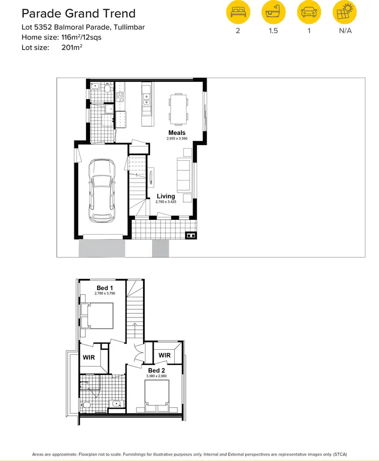 Floorplan of Homely house listing, Lot 5352 Manyana Lane, Tullimbar NSW 2527