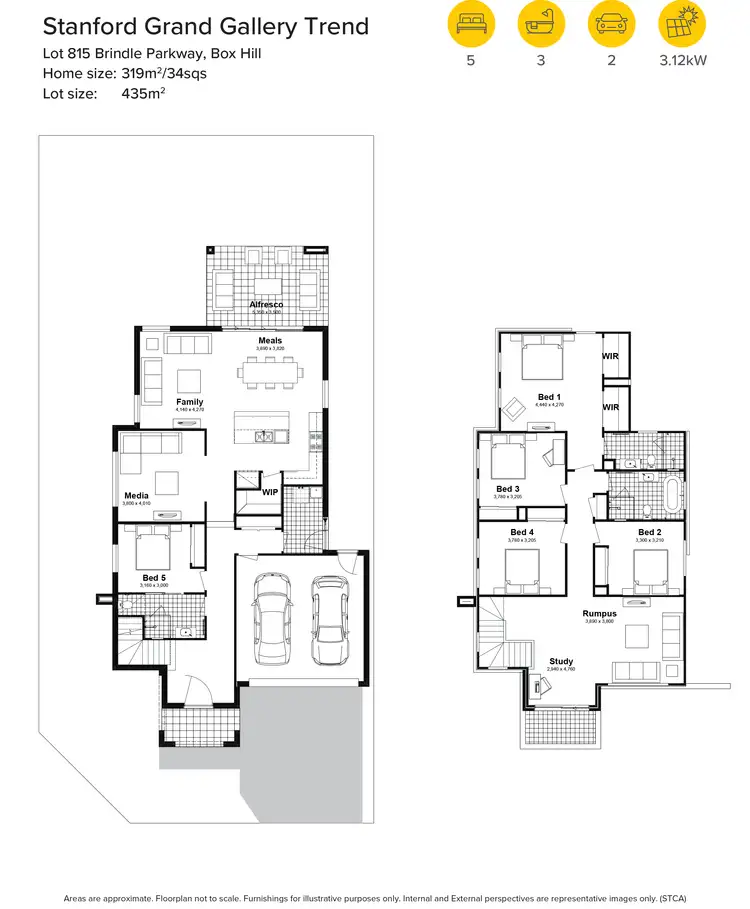 Floorplan of Homely house listing, Lot 815 Brindle Parkway, Box Hill NSW 2765