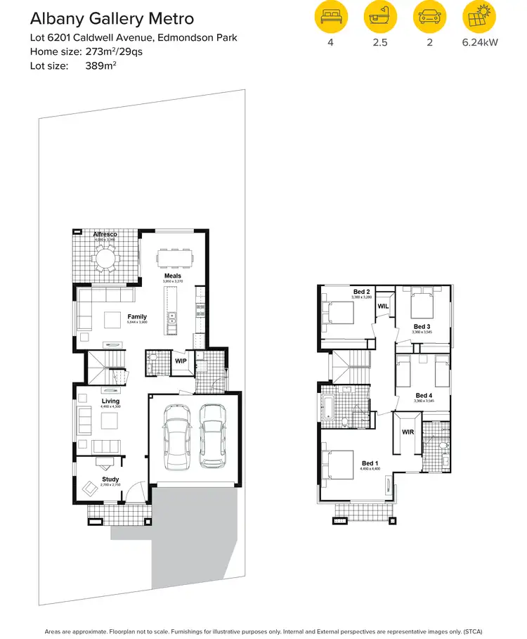 Floorplan of Homely house listing, Lot 6201 Caldwell Avenue, Edmondson Park NSW 2174