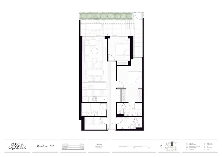 Floorplan of Homely apartment listing, 102/1066-1068 Heidelberg Road, Ivanhoe VIC 3079