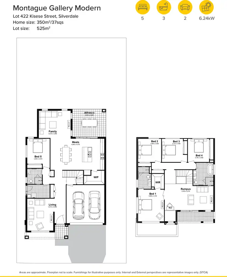 Floorplan of Homely house listing, Lot 422 Kisese Street, Silverdale NSW 2752