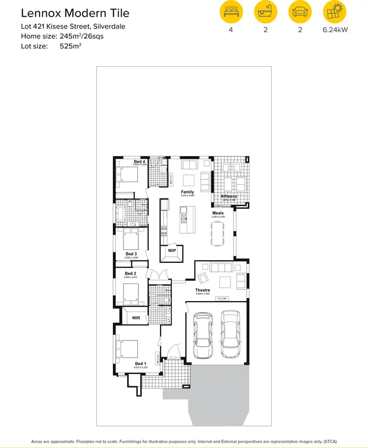Floorplan of Homely house listing, Lot 421 Kisese Street, Silverdale NSW 2752
