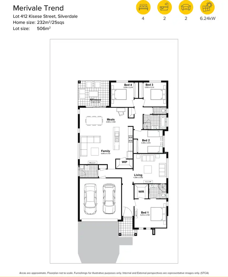 Floorplan of Homely house listing, Lot 412 Kisese Street, Silverdale NSW 2752