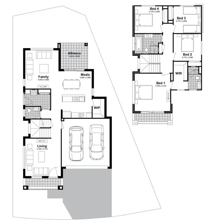 Floorplan of Homely house listing, Lot 30 Monmouth Drive, Box Hill NSW 2765