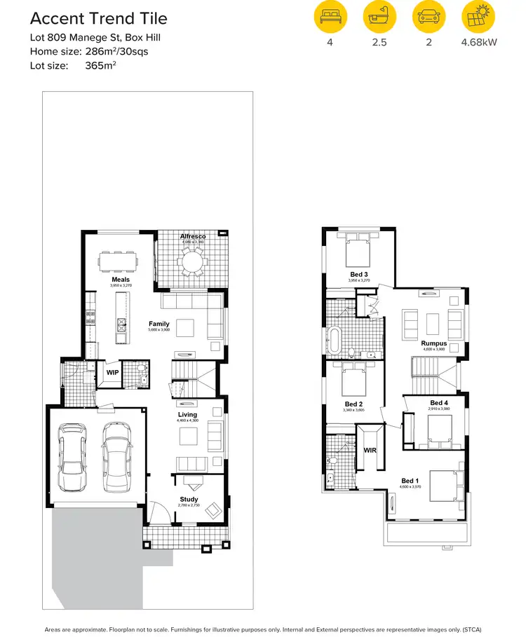 Floorplan of Homely house listing, 12 Manege Street, Box Hill NSW 2765