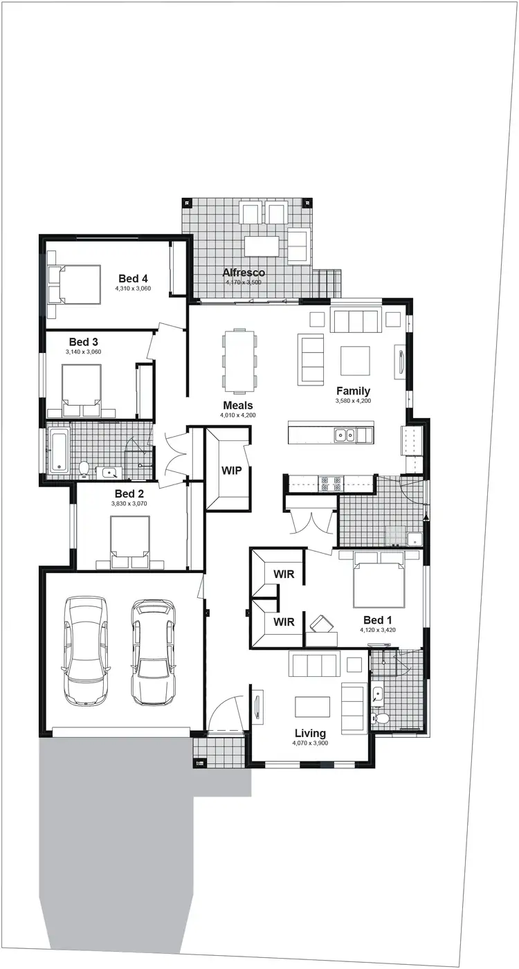 Floorplan of Homely house listing, Lot 2247 Greystones Drive, Chisholm NSW 2322