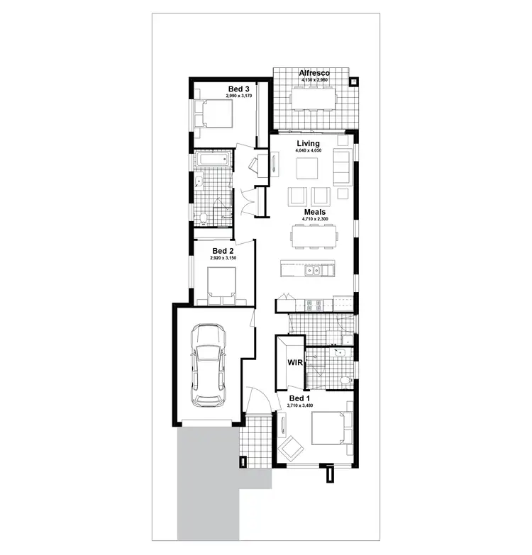 Floorplan of Homely house listing, Lot 408 Fennel Lane, Woongarrah NSW 2259