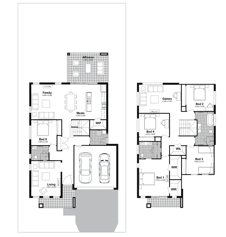 Floorplan of Homely house listing, Lot 909 Piaffe Street, Box Hill NSW 2765
