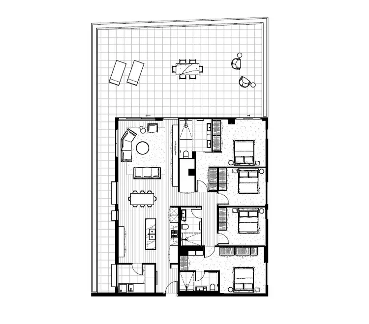 Floorplan of Homely apartment listing, 5408/10 Wominjeka Walk, West Melbourne VIC 3003