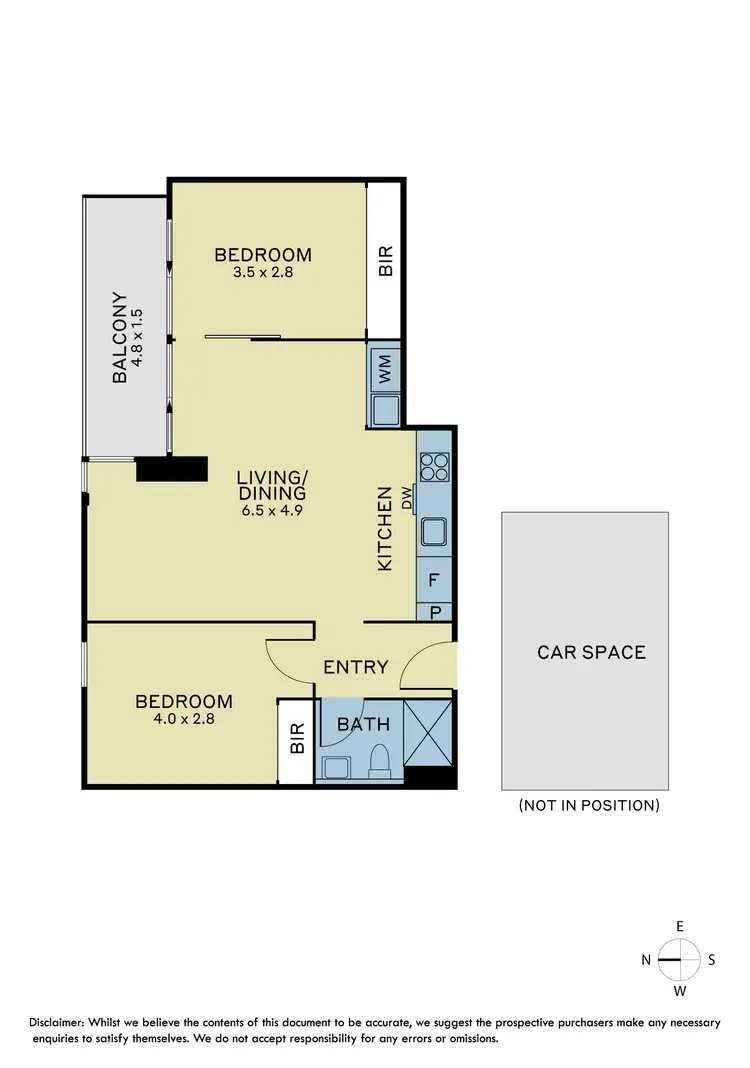 Floorplan of Homely apartment listing, 604/2 Archibald Street, Box Hill VIC 3128
