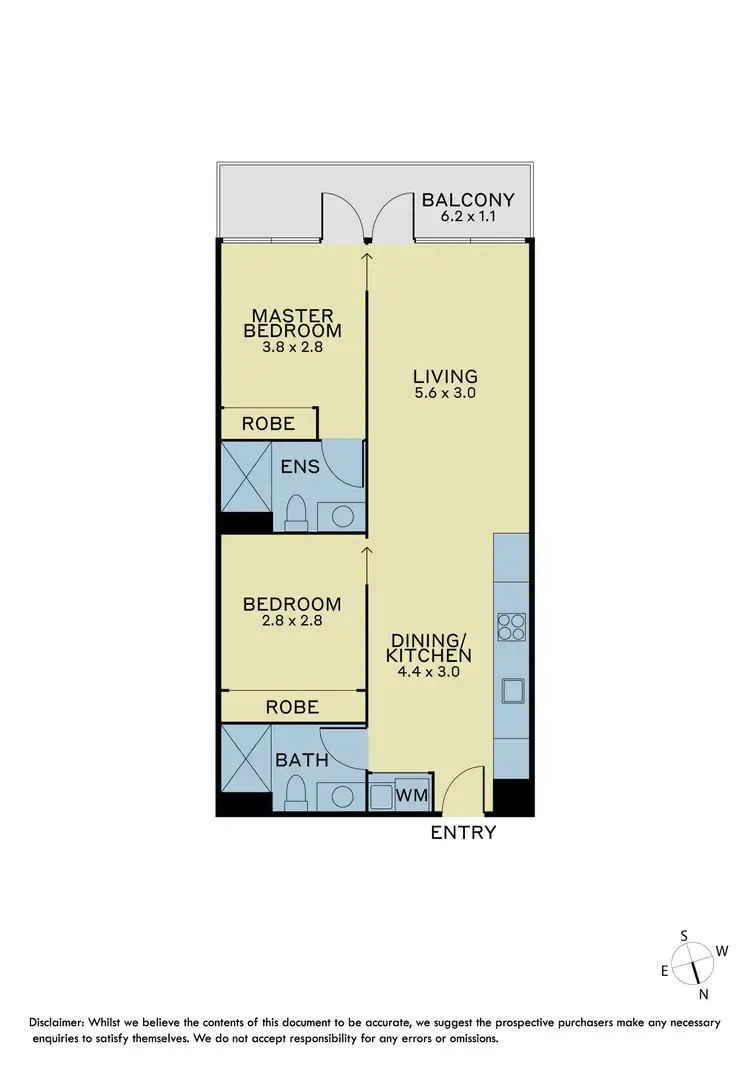 Floorplan of Homely apartment listing, 204/120 A'Beckett Street, Melbourne VIC 3000