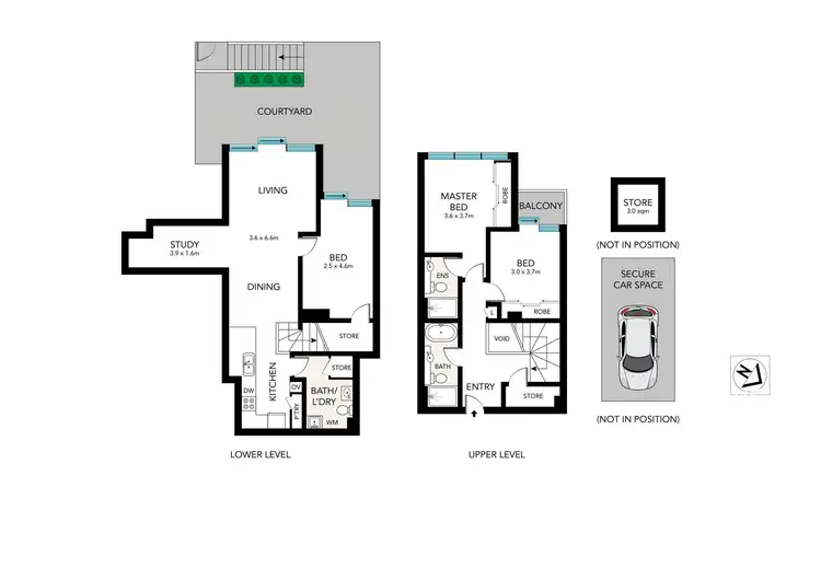 Floorplan of Homely apartment listing, 301/287 Pyrmont Street, Ultimo NSW 2007