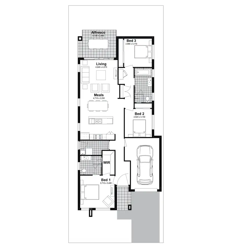 Floorplan of Homely house listing, Lot 414 Fennel Lane, Woongarrah NSW 2259