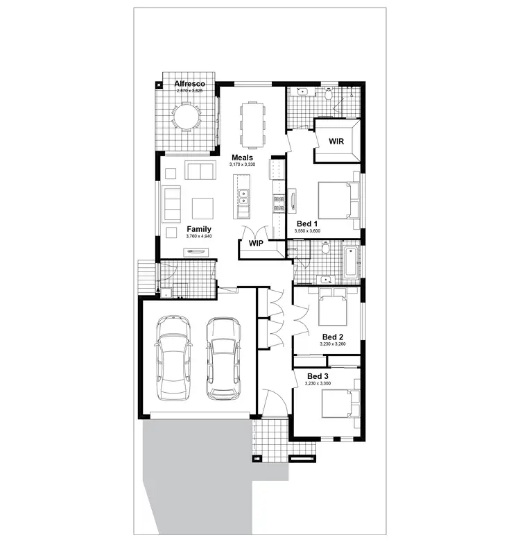 Floorplan of Homely house listing, Lot 409 Fennel Lane, Woongarrah NSW 2259