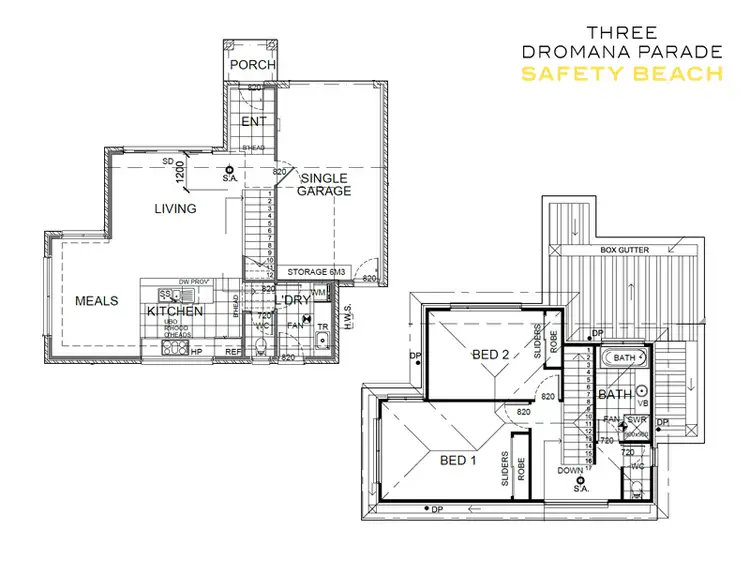 Floorplan of Homely townhouse listing, 4/1-3 Dromana Parade, Safety Beach VIC 3936