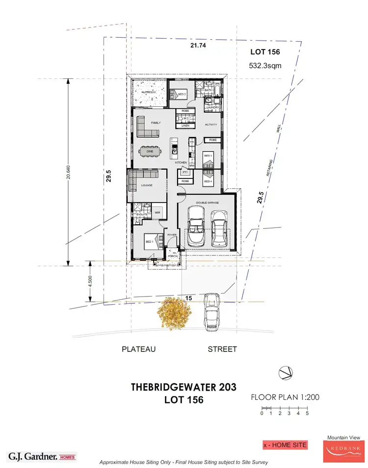 Floorplan of Homely land listing, 156 Mountain View, North Richmond NSW 2754