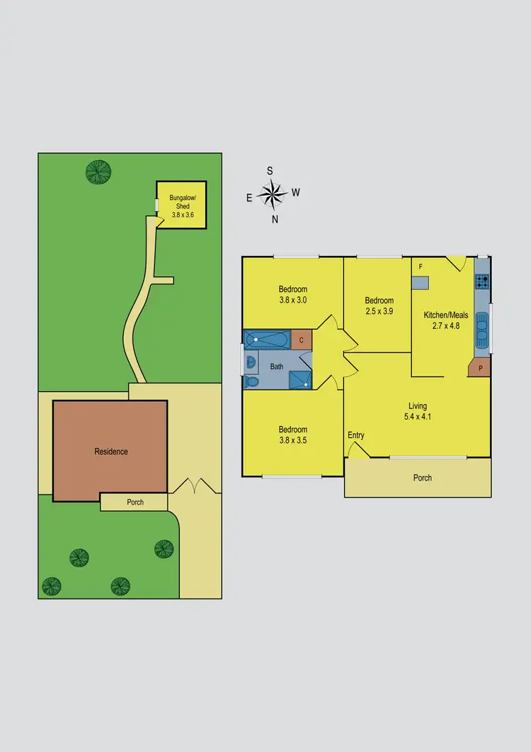 Floorplan of Homely house listing, 3 Brian Street, Fawkner VIC 3060