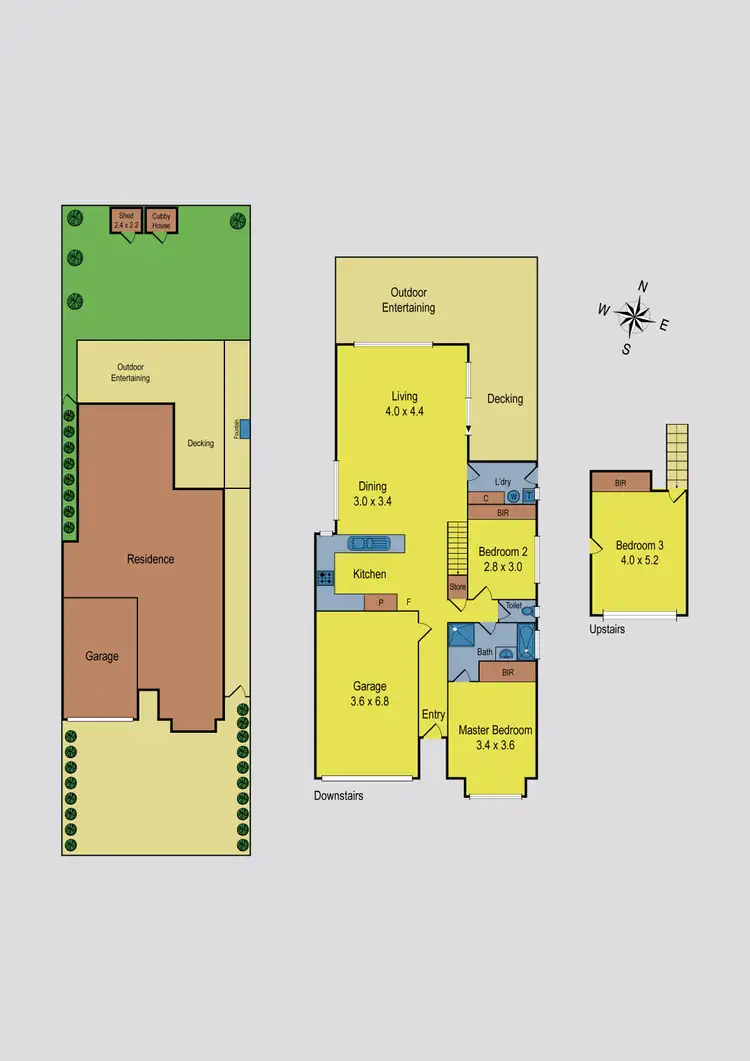 Floorplan of Homely house listing, 13 Simpson Place, Caroline Springs VIC 3023