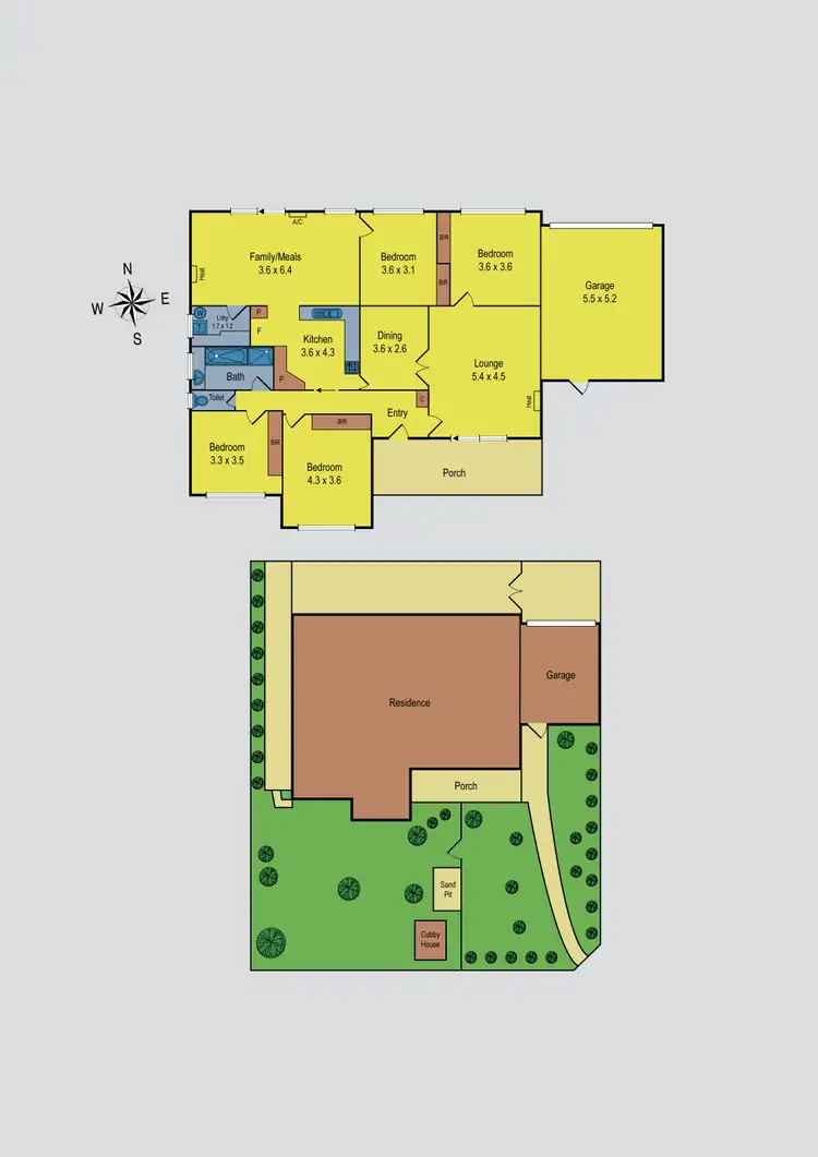 Floorplan of Homely house listing, 6 Olive Grove, Pascoe Vale VIC 3044