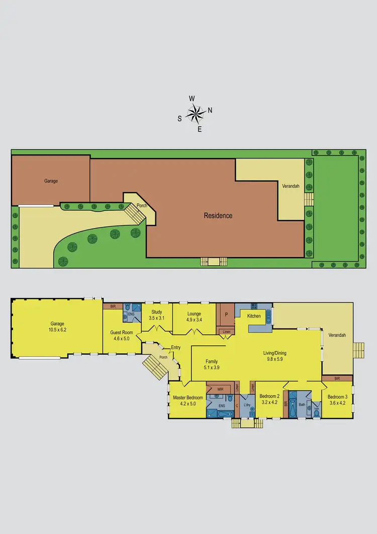 Floorplan of Homely house listing, 17 Pembury Way, Hillside VIC 3037