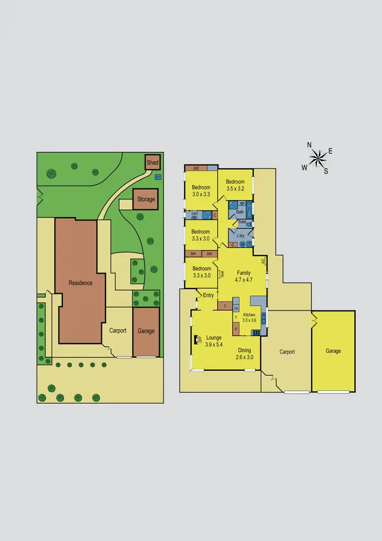 Floorplan of Homely house listing, 20 Miller Street, Sunbury VIC 3429