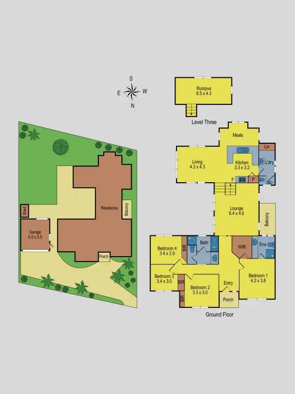 Floorplan of Homely house listing, 16 James Close, Sunbury VIC 3429