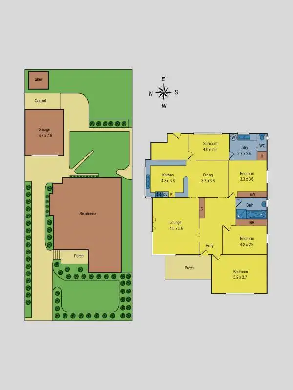 Floorplan of Homely house listing, 10 Beryl Street, Essendon West VIC 3040