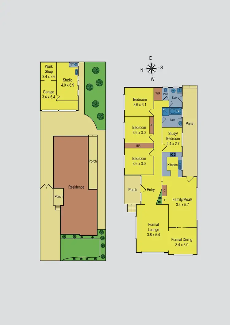 Floorplan of Homely house listing, 18 Davis Street, Coburg VIC 3058