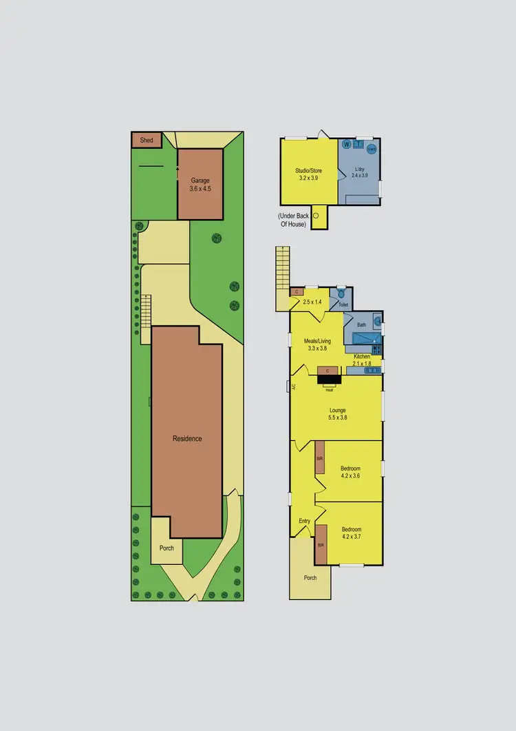 Floorplan of Homely house listing, 15 Bayview Terrace, Ascot Vale VIC 3032