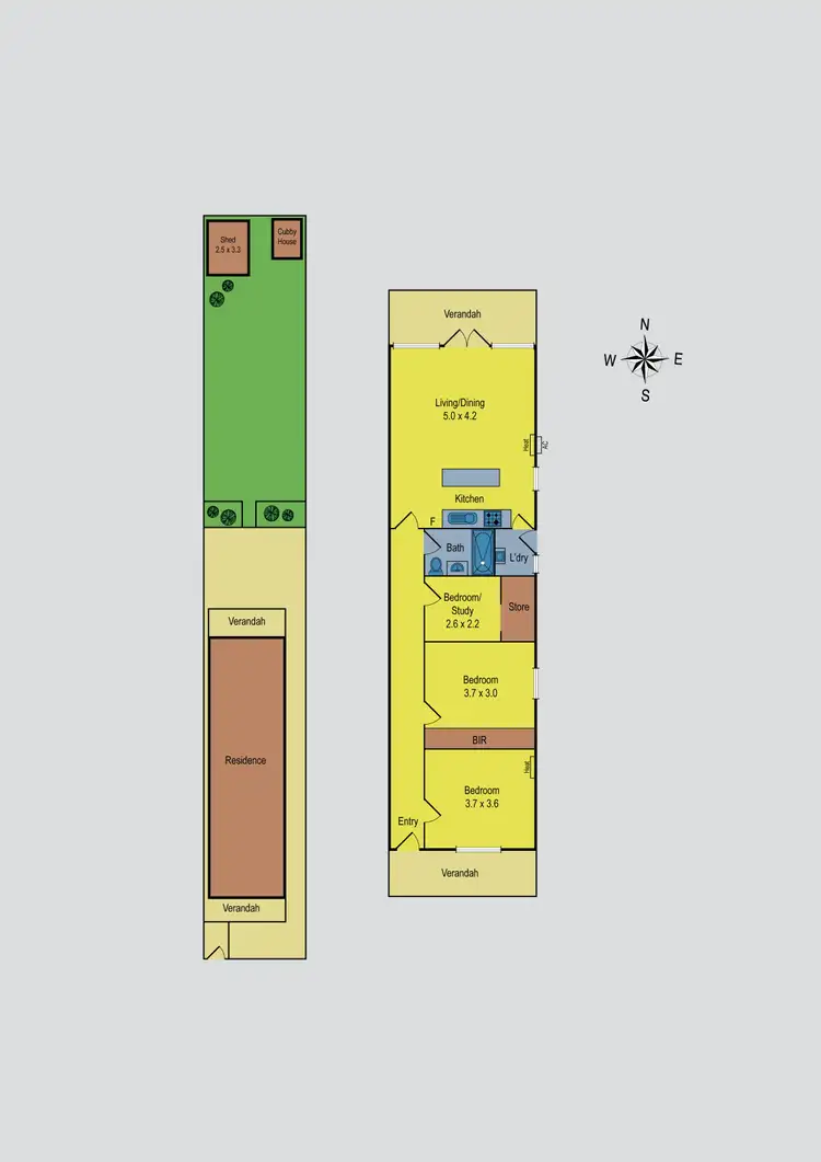 Floorplan of Homely house listing, 136 The Parade, Ascot Vale VIC 3032