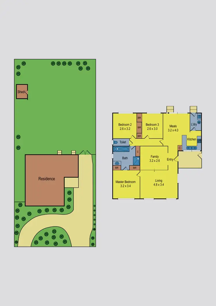 Floorplan of Homely house listing, 45 Keith Avenue, Sunbury VIC 3429