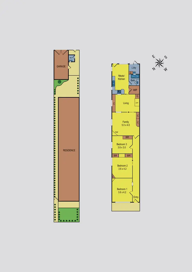 Floorplan of Homely house listing, 6 The Avenue, Coburg VIC 3058