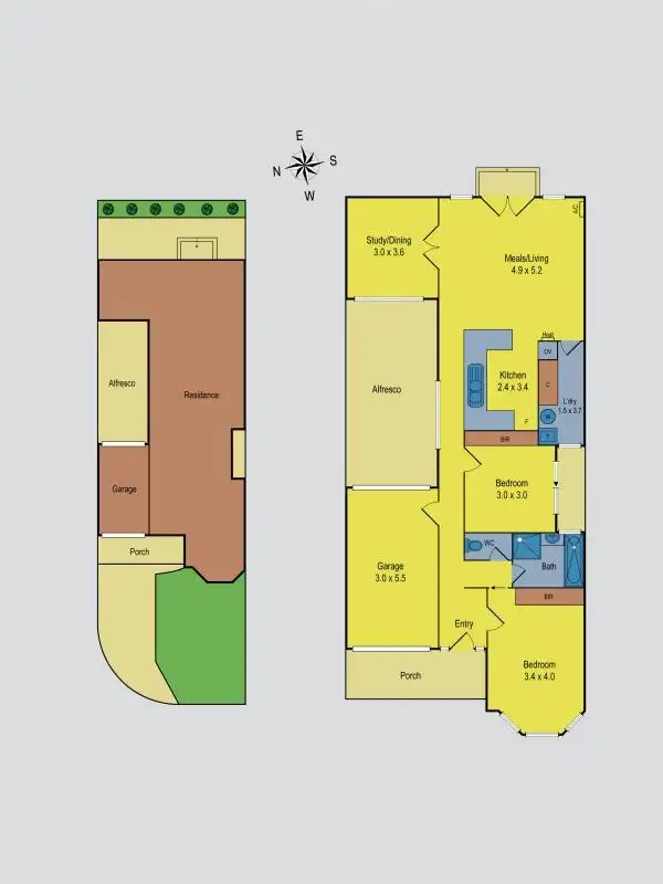 Floorplan of Homely house listing, 11 Briar Place, Pascoe Vale South VIC 3044