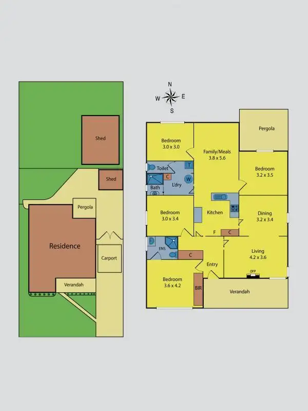 Floorplan of Homely house listing, 38 Muriel Street, Niddrie VIC 3042