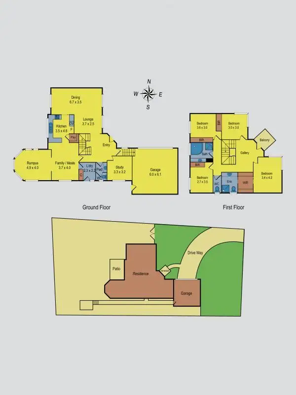 Floorplan of Homely house listing, 47 Canterbury Avenue, Sunbury VIC 3429