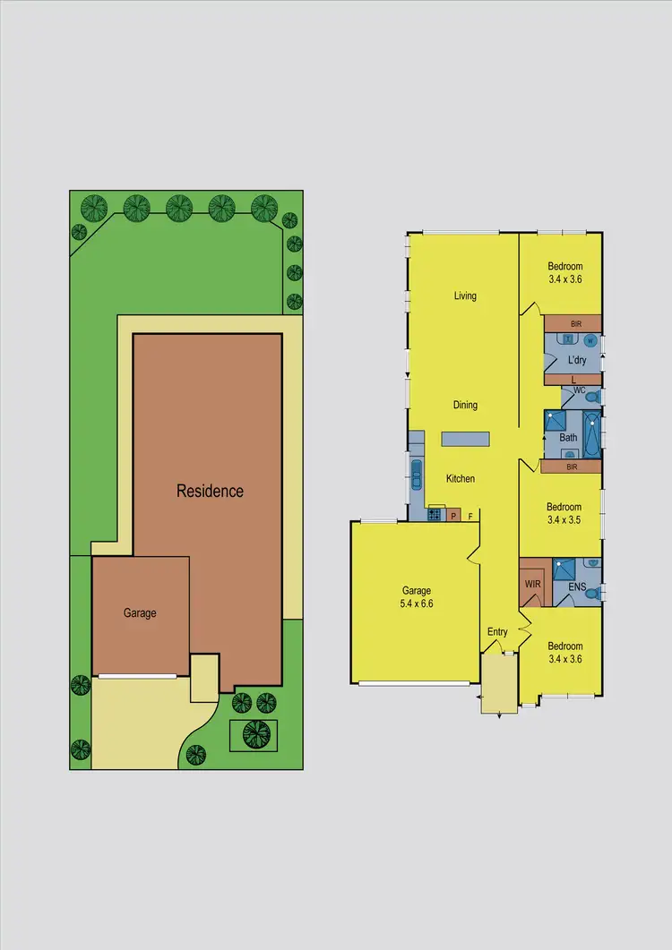 Floorplan of Homely house listing, 7 Bursaria Drive, Caroline Springs VIC 3023