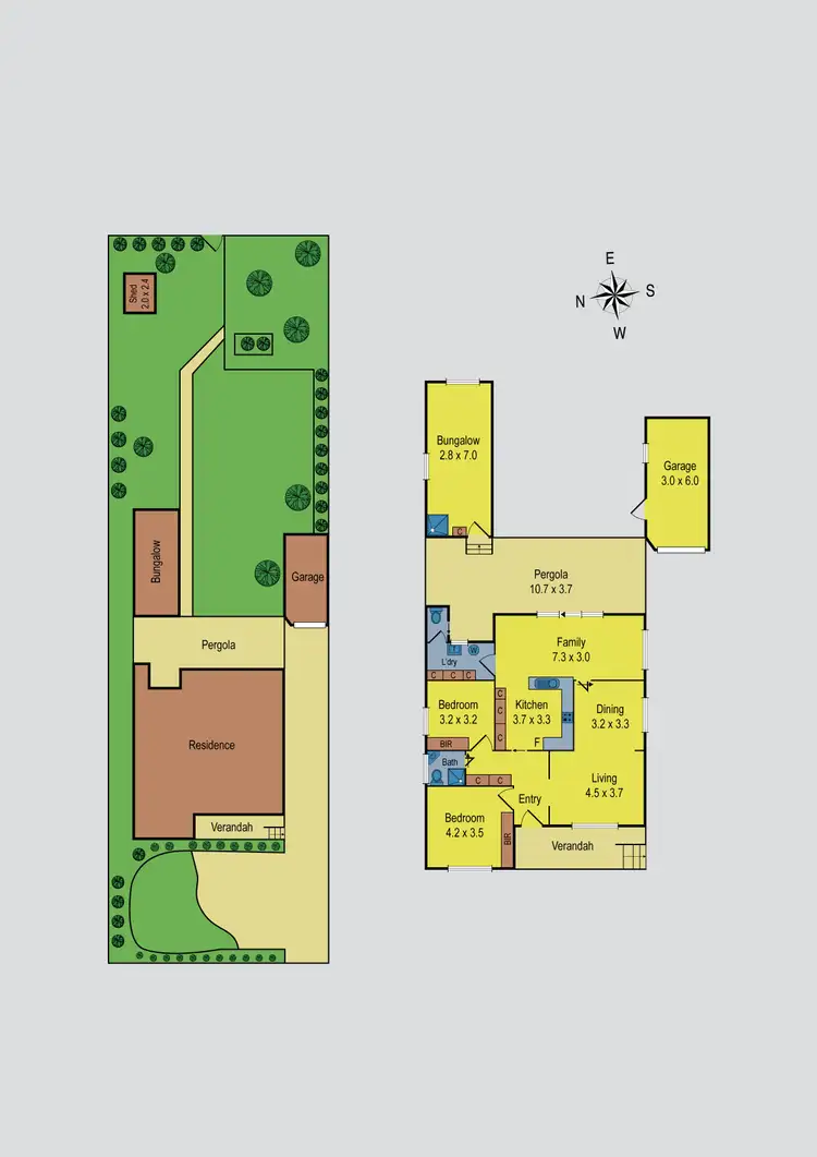 Floorplan of Homely house listing, 2 Grevillia Road, Oak Park VIC 3046