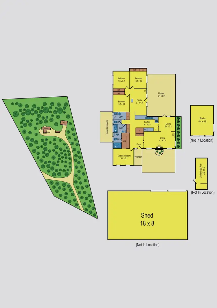 Floorplan of Homely house listing, 110 Kirribilli Road, New Gisborne VIC 3438