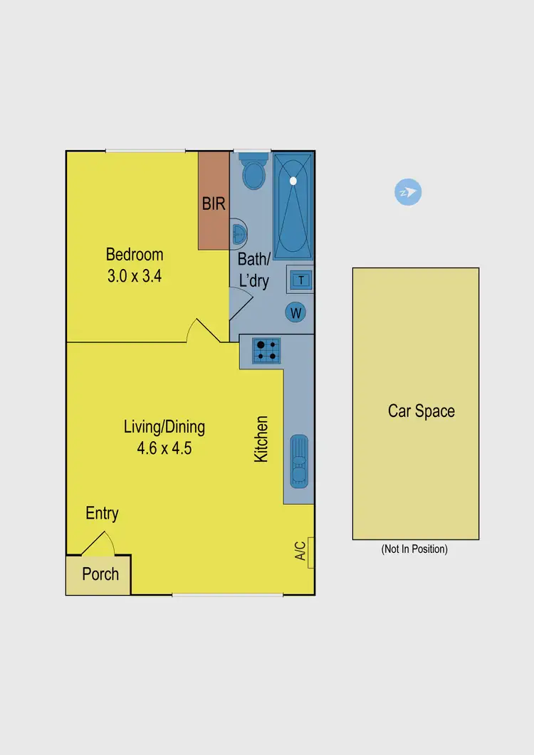 Floorplan of Homely apartment listing, 3/221 Hope Street, Brunswick West VIC 3055