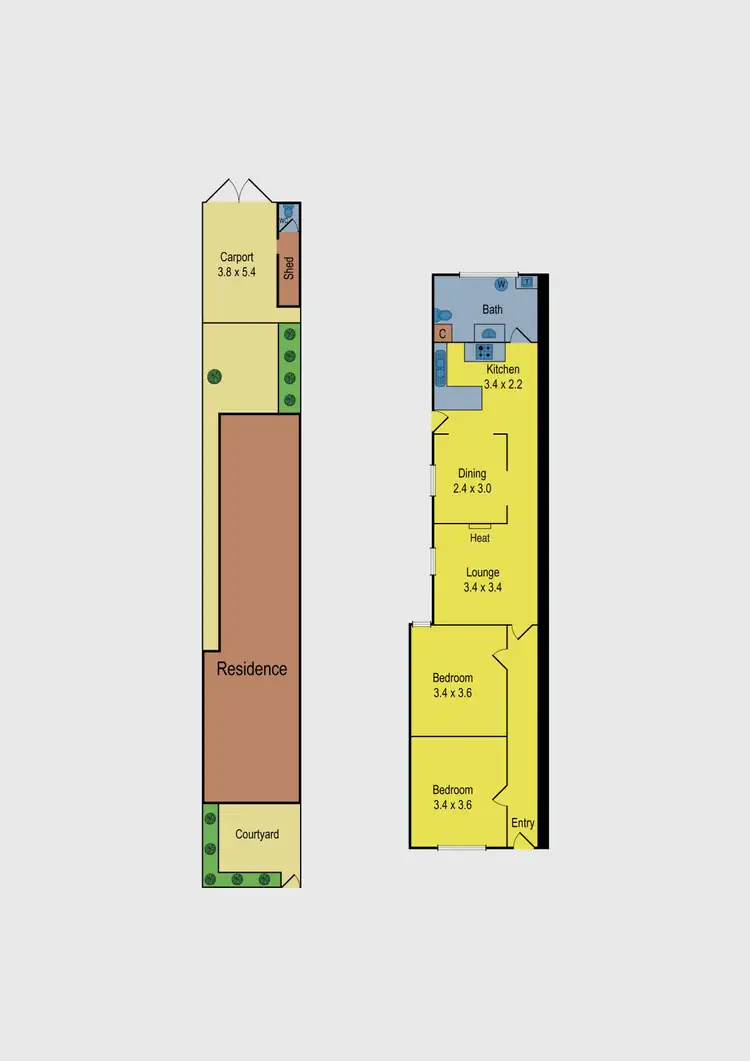 Floorplan of Homely house listing, 142 Victoria Street, Brunswick VIC 3056