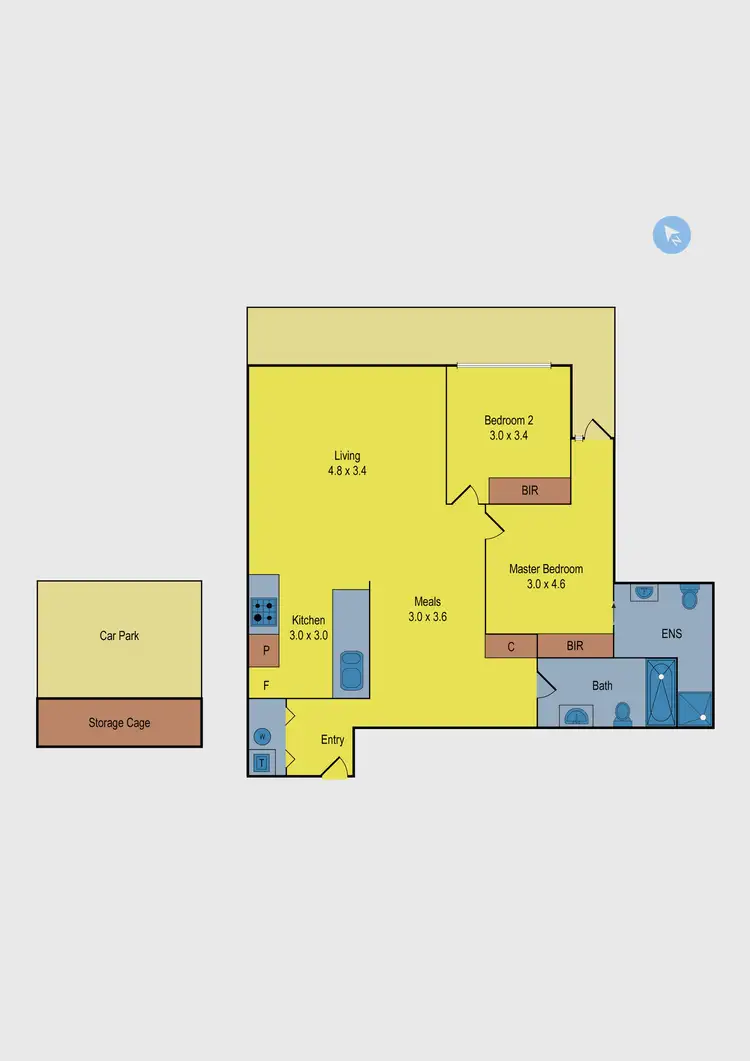 Floorplan of Homely apartment listing, 36/2 Horizon Drive, Maribyrnong VIC 3032