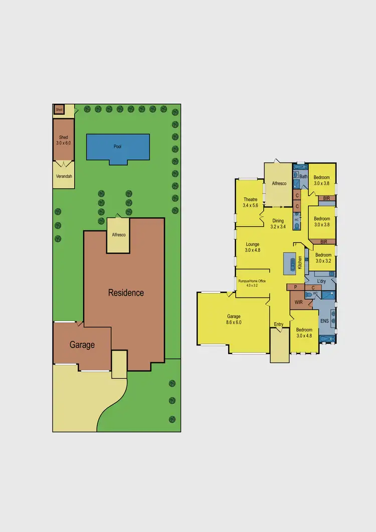 Floorplan of Homely house listing, 22 Tuxedo Drive, Gisborne VIC 3437